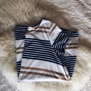 Anthropologie Puella Striped Swing Top